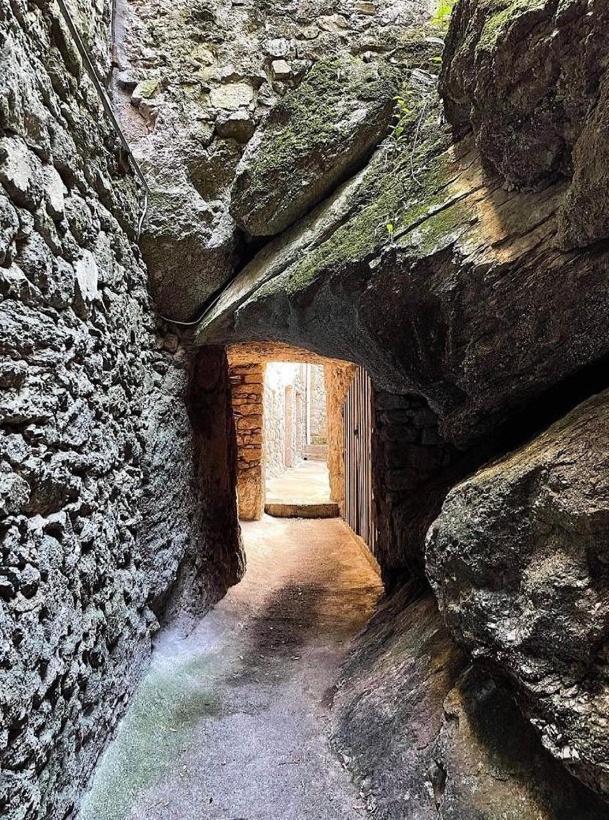 Gite Pommier Au Chateau Des Pauses Villa Saint-André-de-Majencoules Exteriör bild