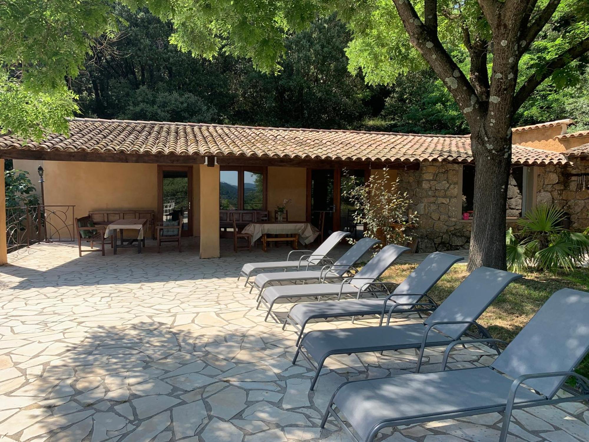 Gite Pommier Au Chateau Des Pauses Villa Saint-André-de-Majencoules Exteriör bild